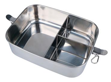 Stainless steel Lunch-Box Fox outdoor